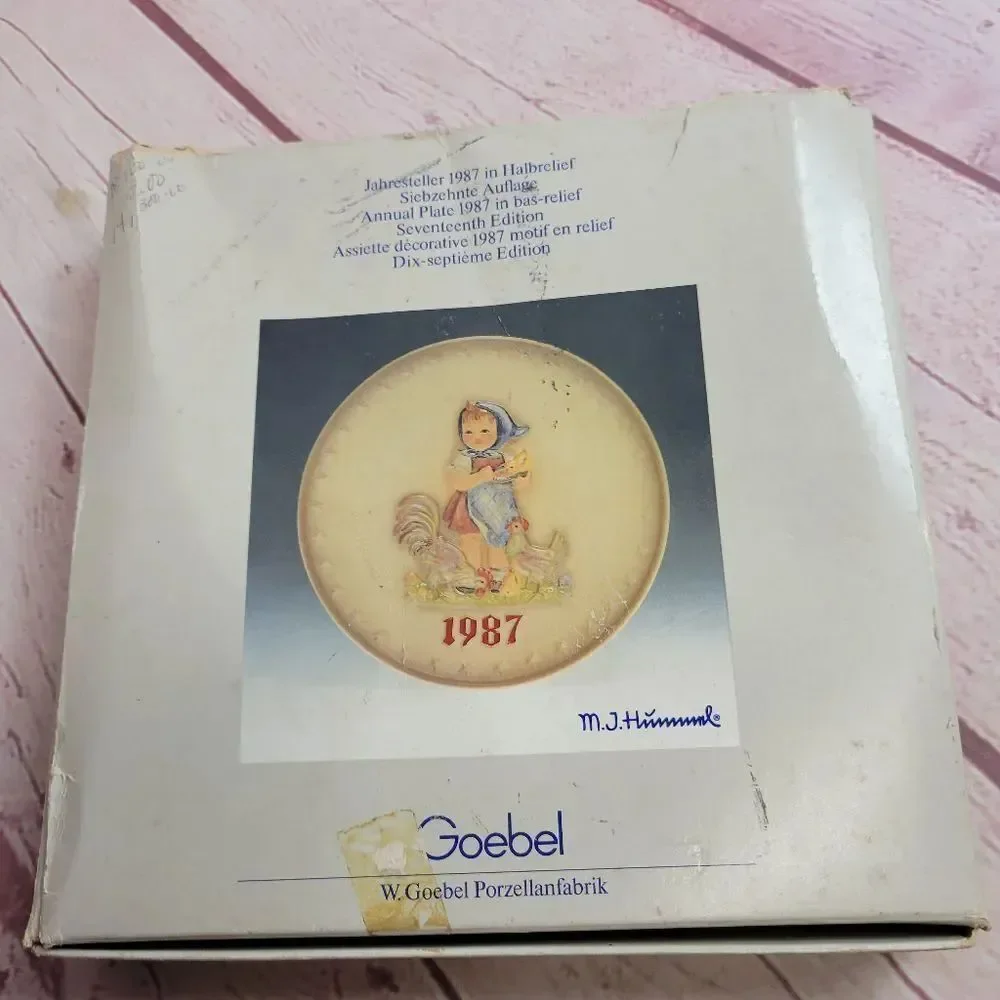 Goebel MJ Hummel 1986 16th Annual plate Hum 279
